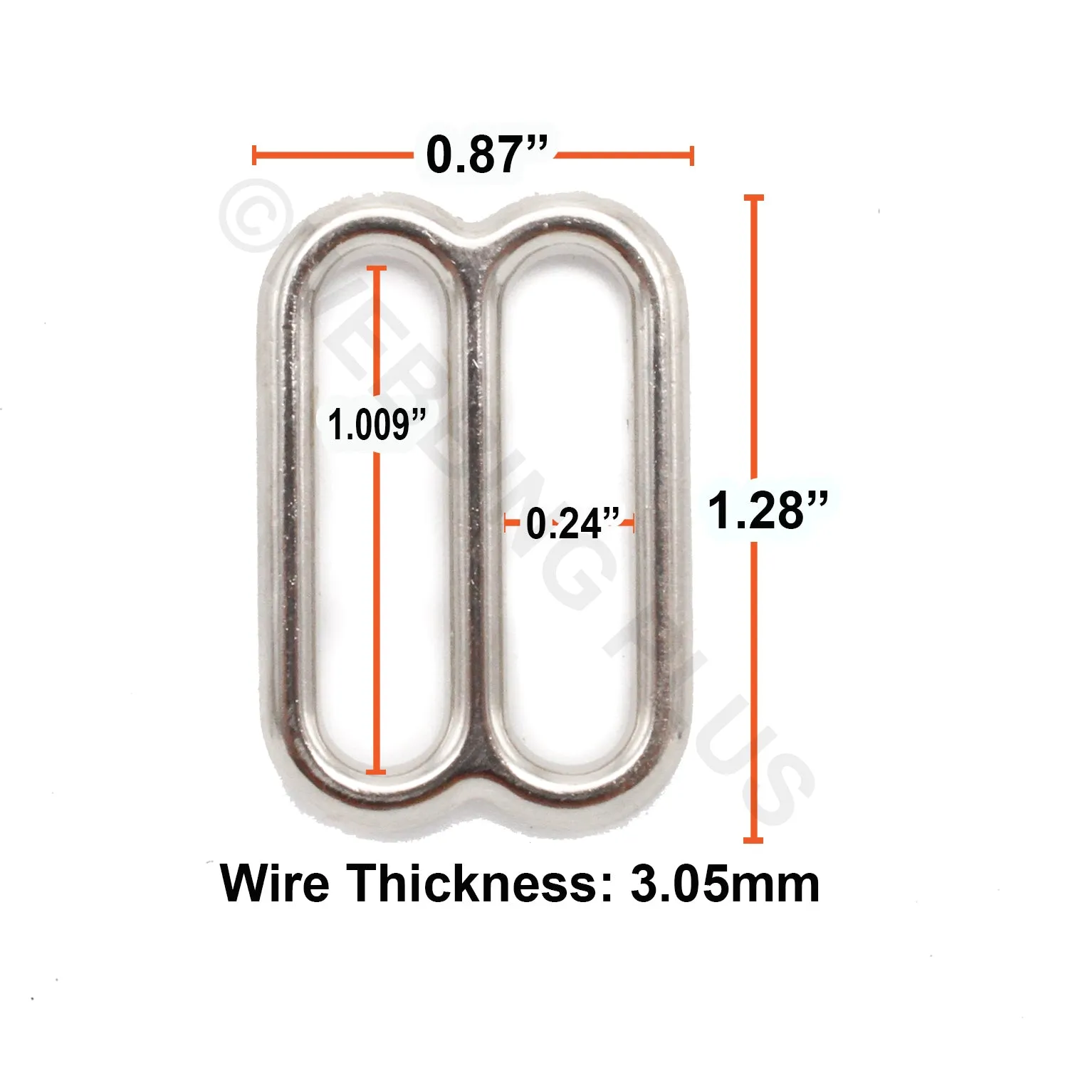 1 Inch Nickel Triglide Slides