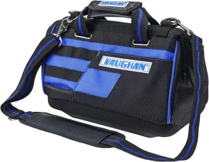 13 in. 9 Pocket Wide Mouth Tool Bag 8 Tool Loops 1200D - 240156,Blue