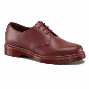 1461 Mono Cherry Red Smooth Oxford