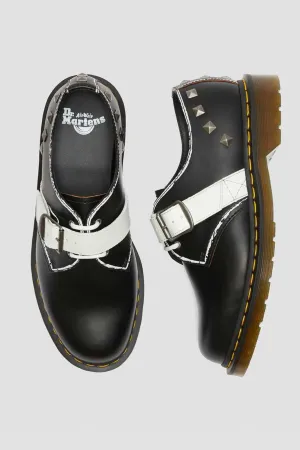 1461 ZAMBELLO STUD BLACK WHITE VINTAGE SMOOTH SMOOTH OXFORD