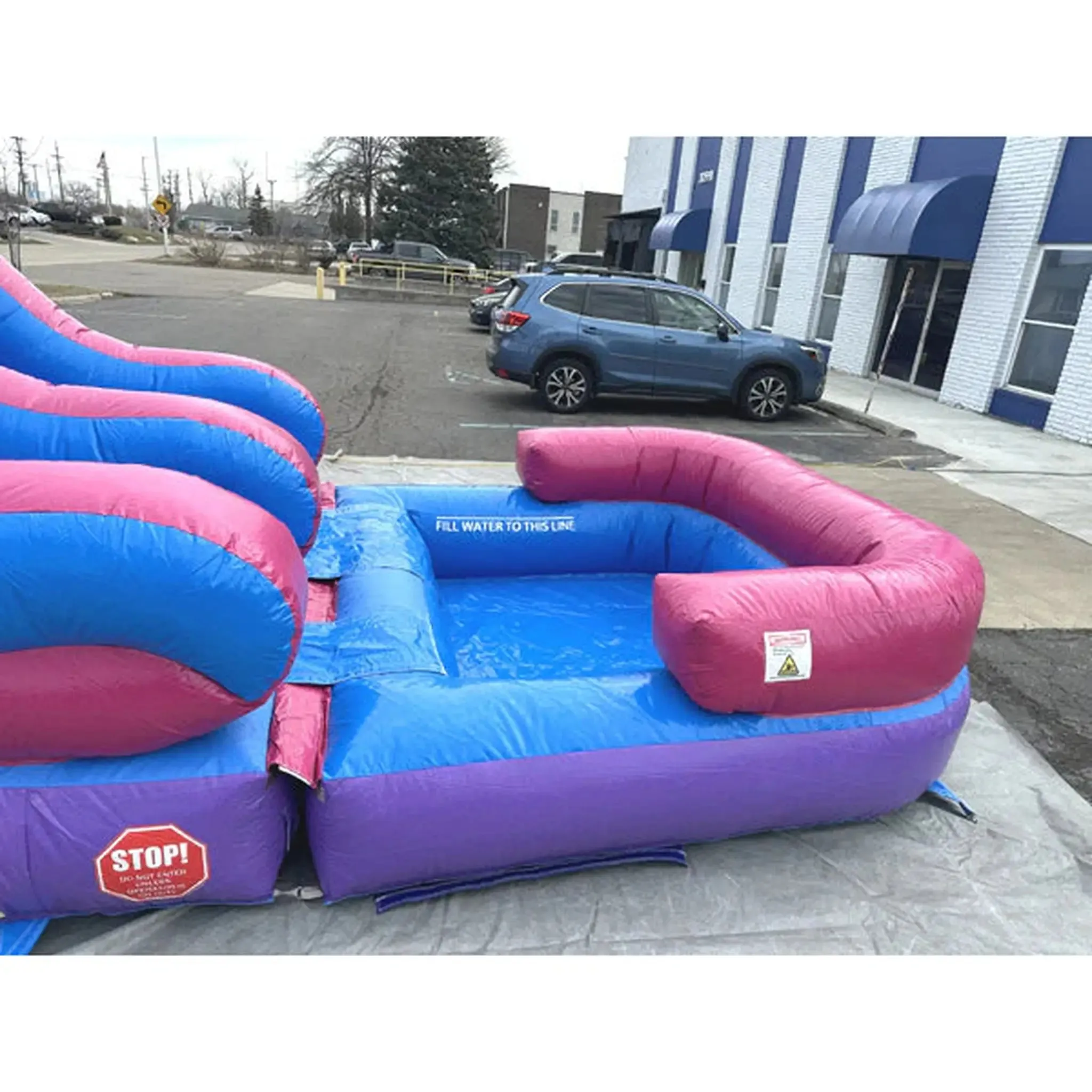 16'Lightweight Pink Slide (Detachable Pool)