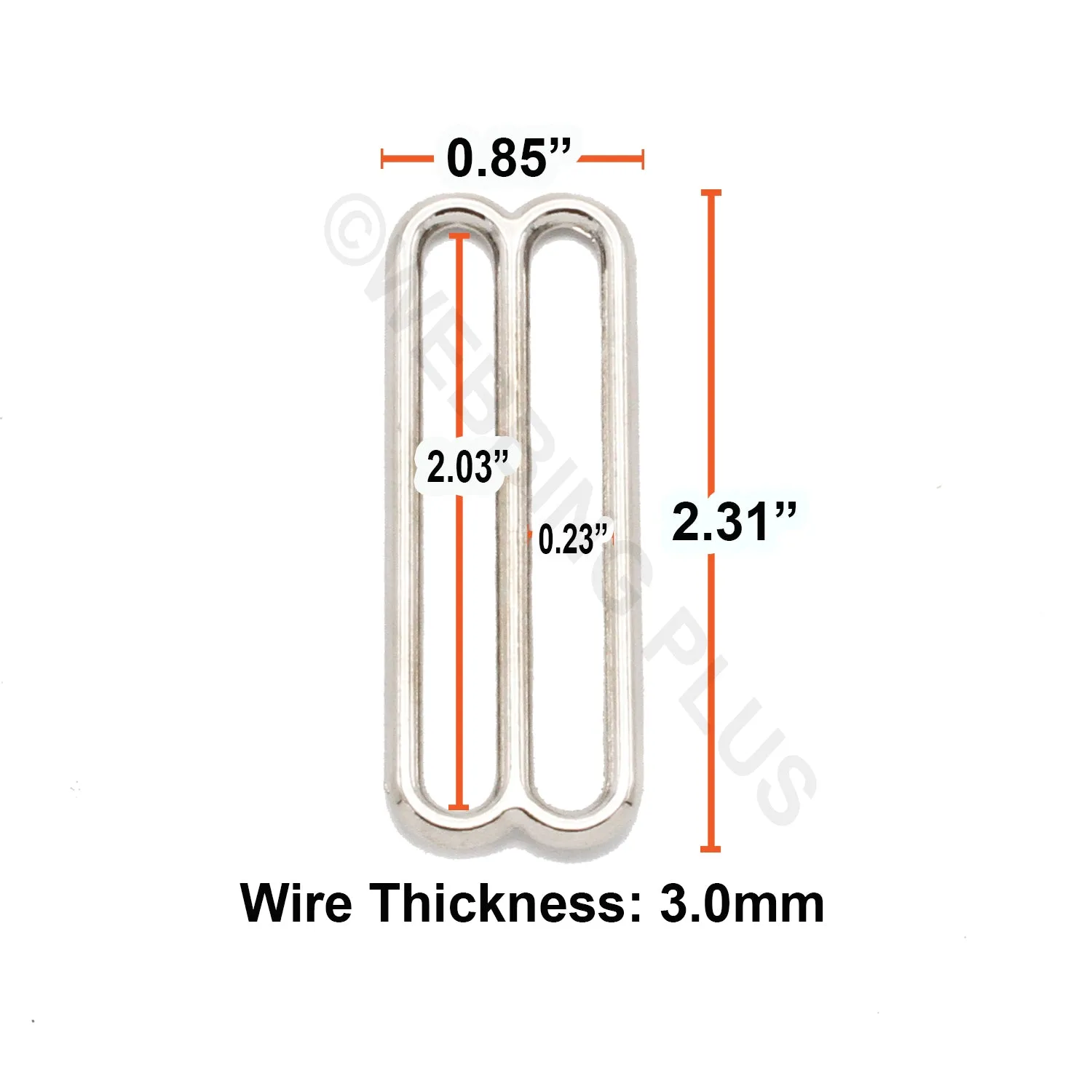 2 Inch Nickel Triglide Slides