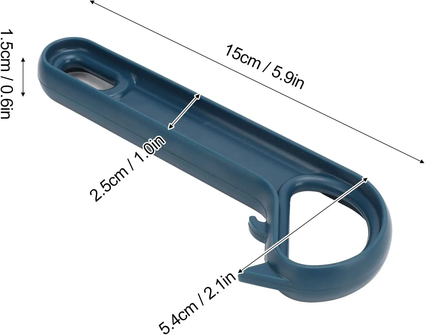 2pcs Easy Open loop Pull Can Openers, J Hook Can Opener Pull Tab No Slip Ergonomic Grip Jars Can Lid Lifter Manual loop Top Soda Tin Bottle Opener Tool (Blue)