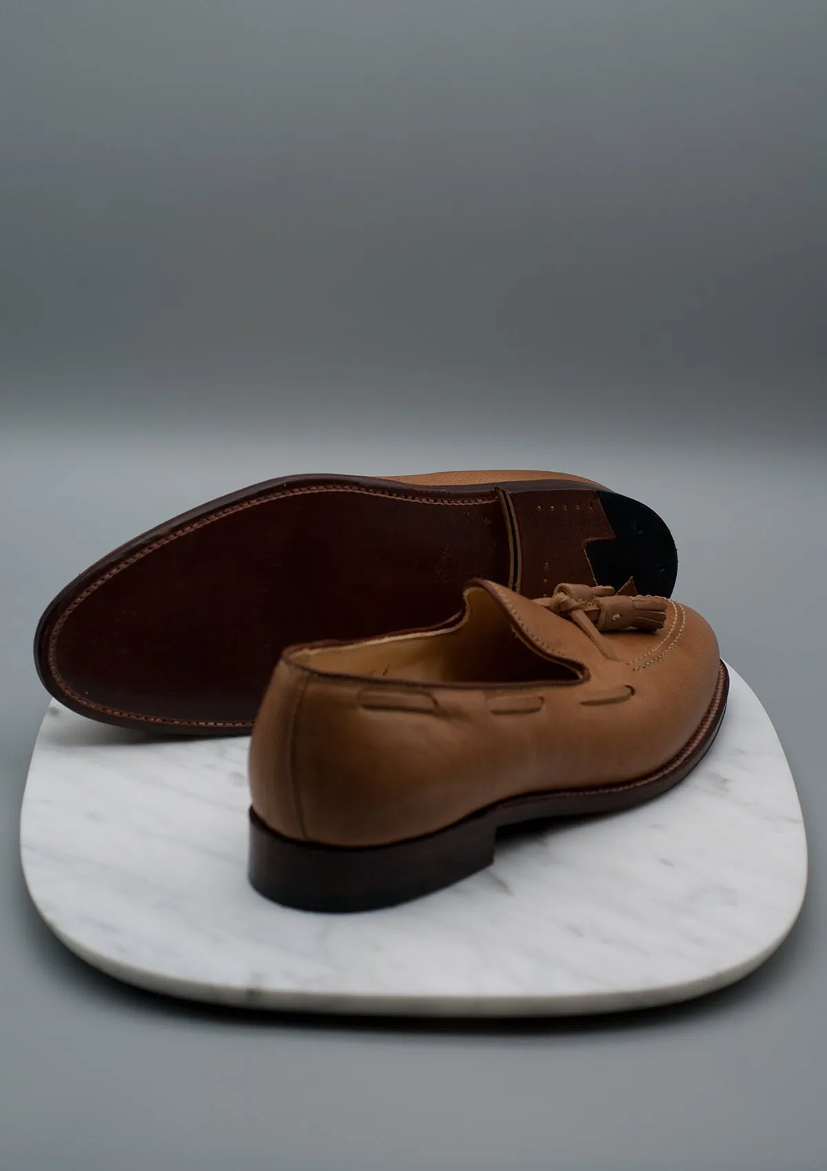 36601 Natural CXL Tassel Loafer