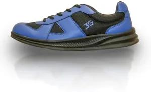 3G Kicks II Unisex Bowling Shoes- Black/Blue 6