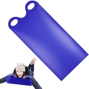 54" Large Snow Sled Mat, Roll up Flexible Snow Sleds for Kids and Adult, Lightweight Carpet, Plastic Snowboard Sled, High Speed Snow Sledding Equipment