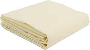 58x78 Inches Antislip Cloth, Vinyl Primary Cloth Backing Fabric, Rug Backing Fabric & Rug Making Supplies Tufting Gun Cushion Punch Needle (White)