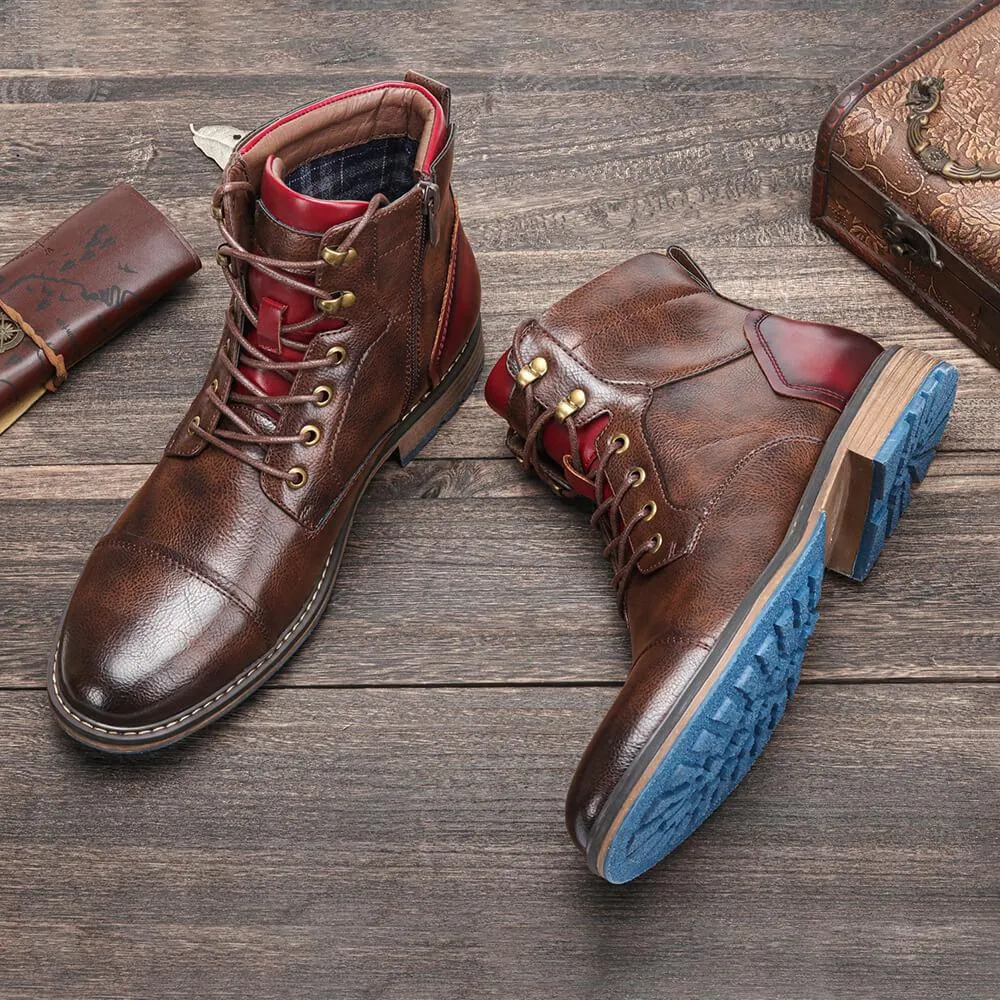 AARON - Premium Leather Boots