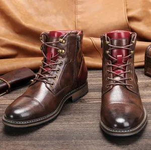 AARON - Premium Leather Boots