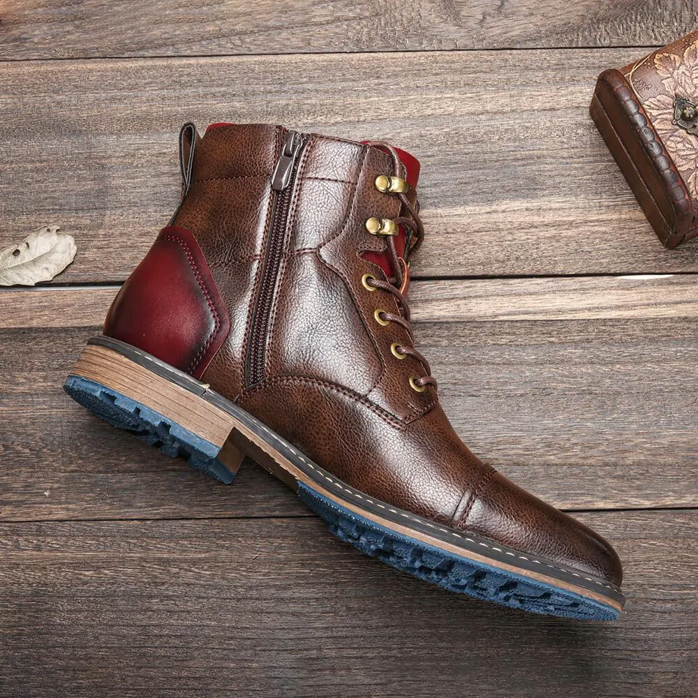 AARON - Premium Leather Boots