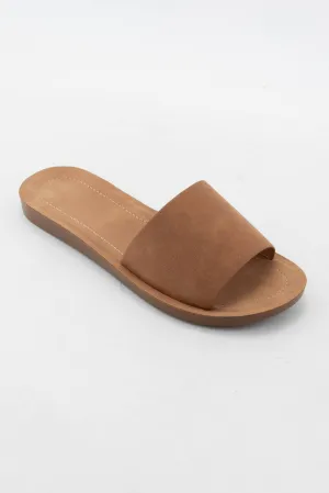 Addie Tan Slide Sandal