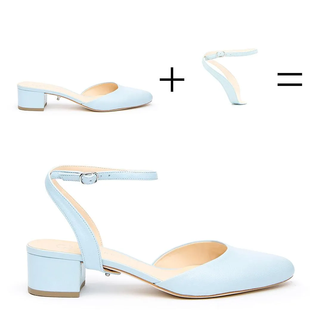 Agate Blue Slide   Marilyn Strap