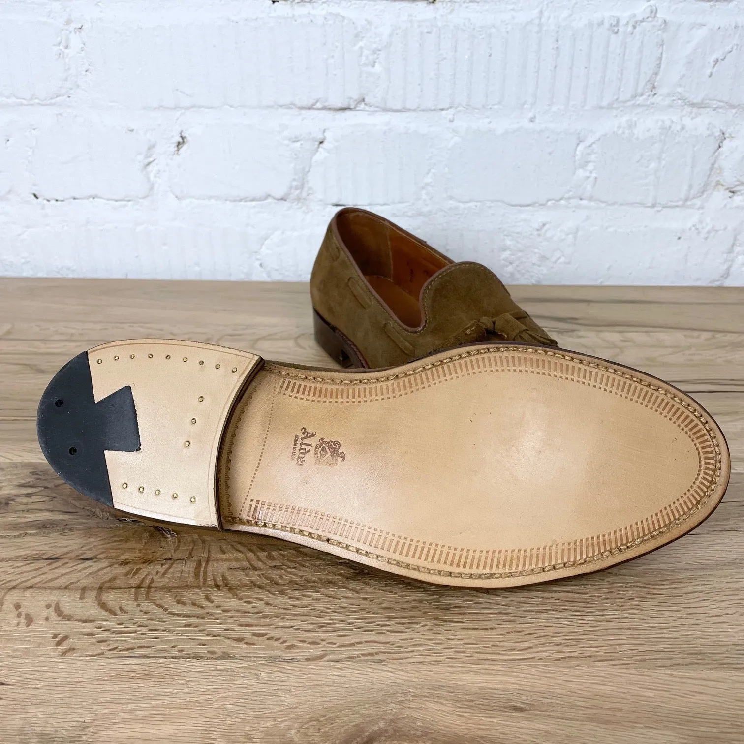alden | 3403 tassel loafer snuff suede