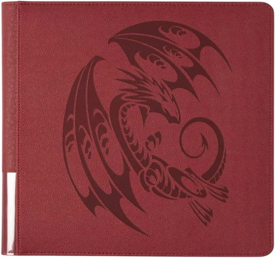 Arcane Tinmen Dragon Shield Card Binder – Card Codex Portfolio 576: Blood Red - 576CT – Card Games - Compatible with Pokemon, Yugioh, Magic The Gathering, MTG TCG OCG & Hockey Cards