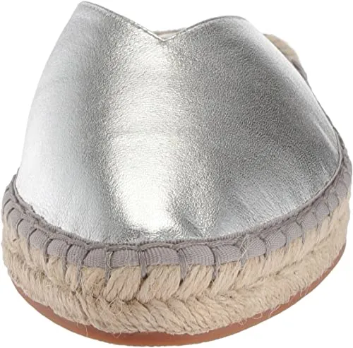 Avec Les Filles Women's Val Mule, Silver/Metallic Nappa, 8.5 M US
