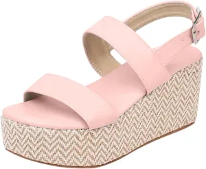 Bamboo Store Sandals for Women Size 8.5 Wide Women Sandals Wedge Low Heel Roman Wedge Ladies Fashion Elastic Strap Carved