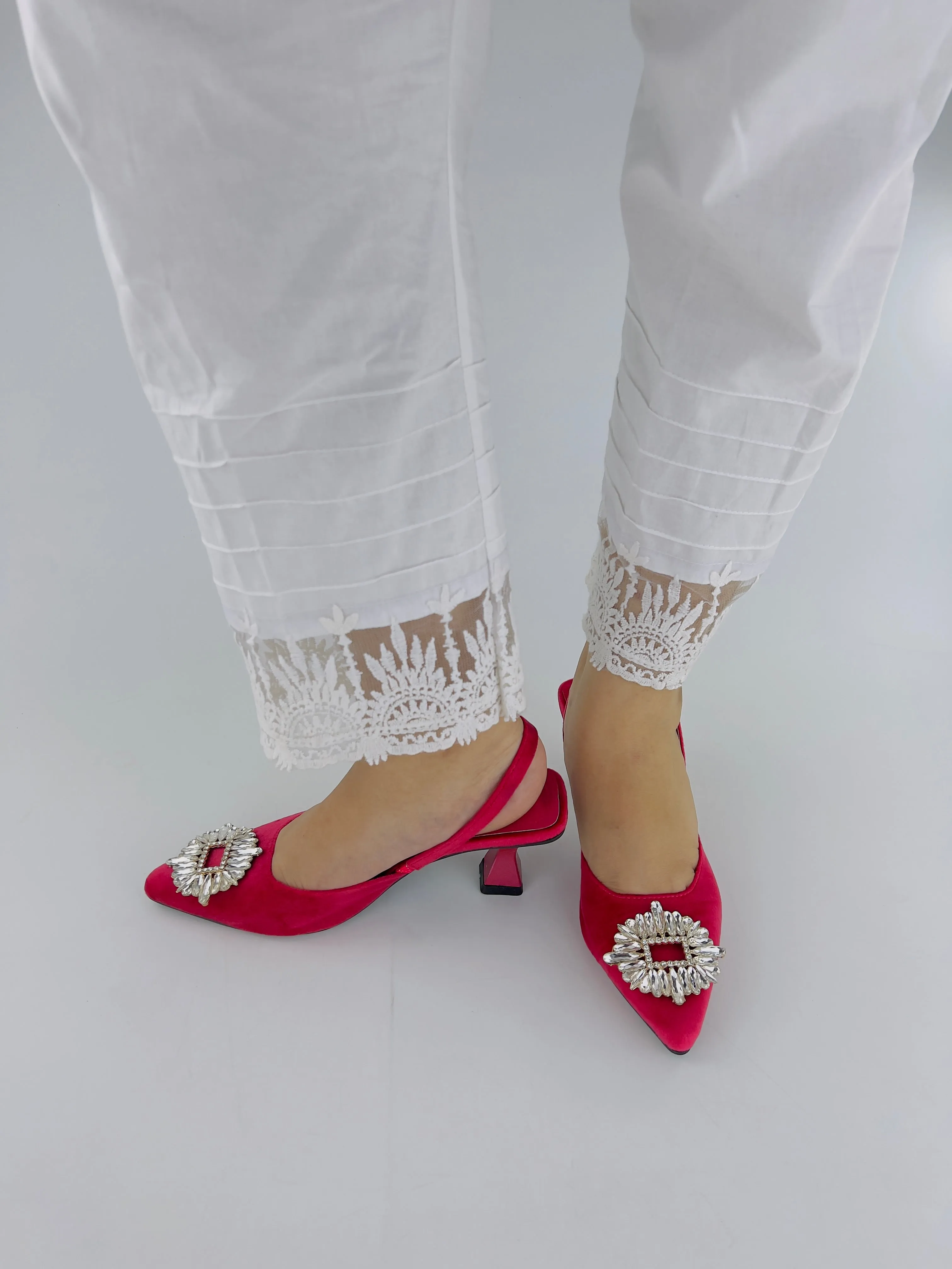 Barbie Pink Diamond Brooch Rhinestone Bow Heels-11083