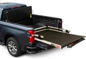 Bedslide 1500 Contractor Sliding Truck Bed Organizer, 79 x 48-Inch, Capacity 1500 lbs., Truck Bed Storage Tray, Silver