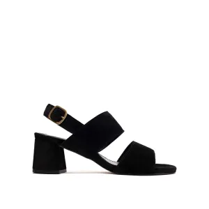 Belinda 55 Calf suede Black