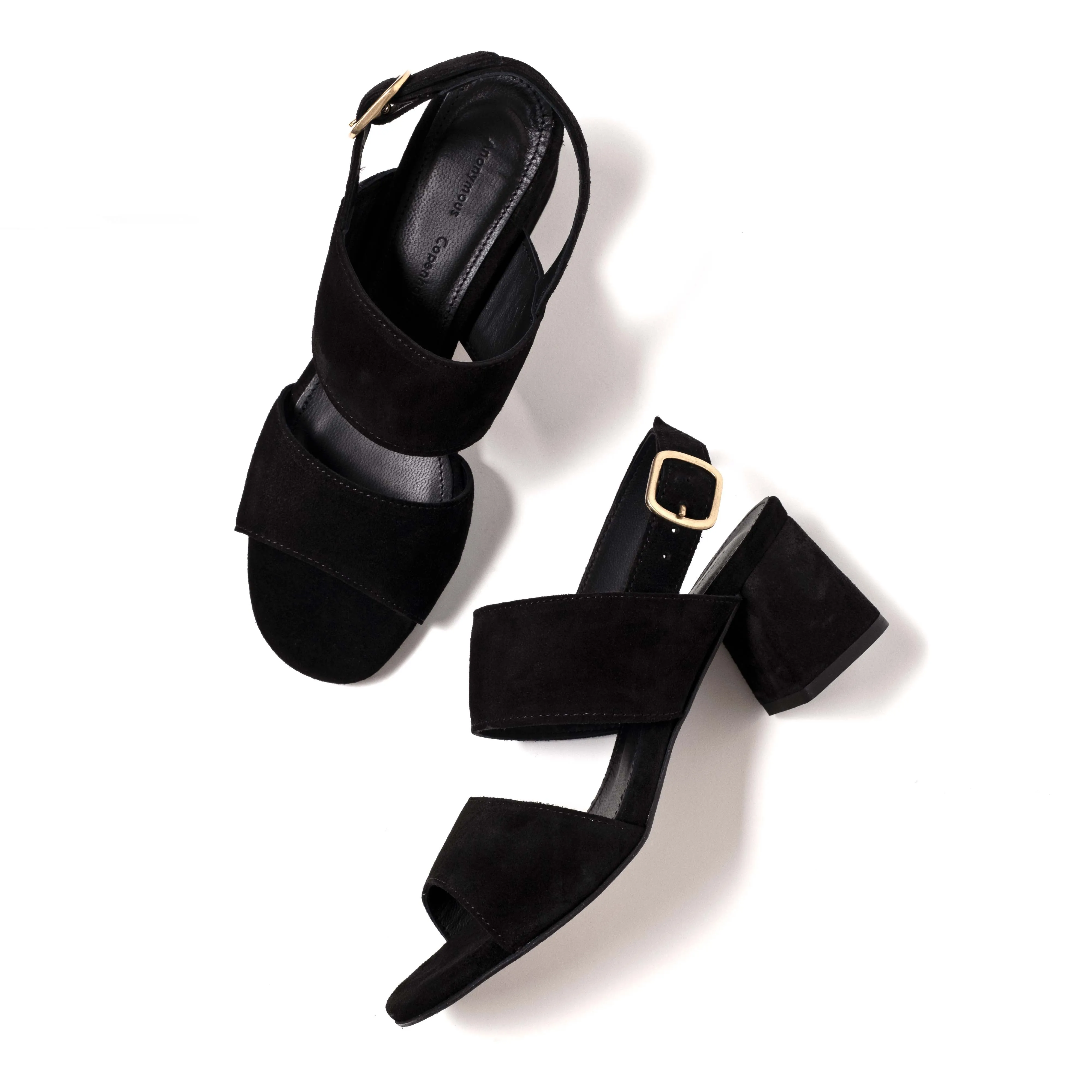 Belinda 55 Calf suede Black