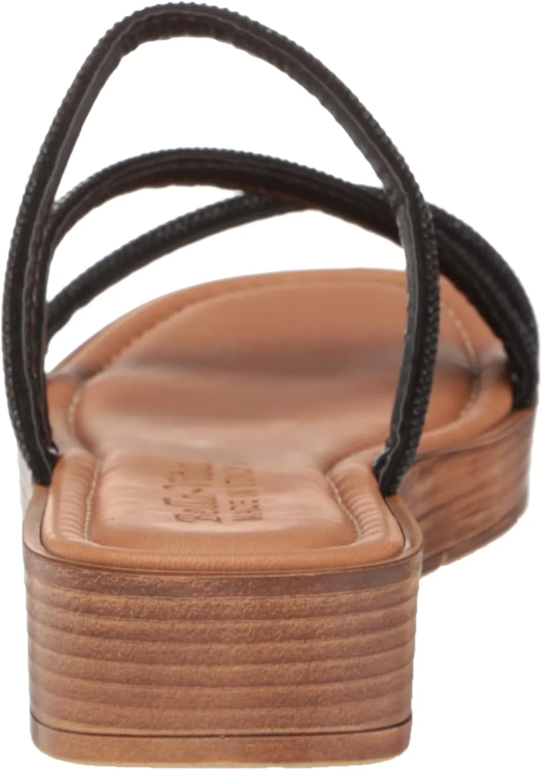 Bella Vita Women's Ona-Italy Sparkle Slide Flat Sandal