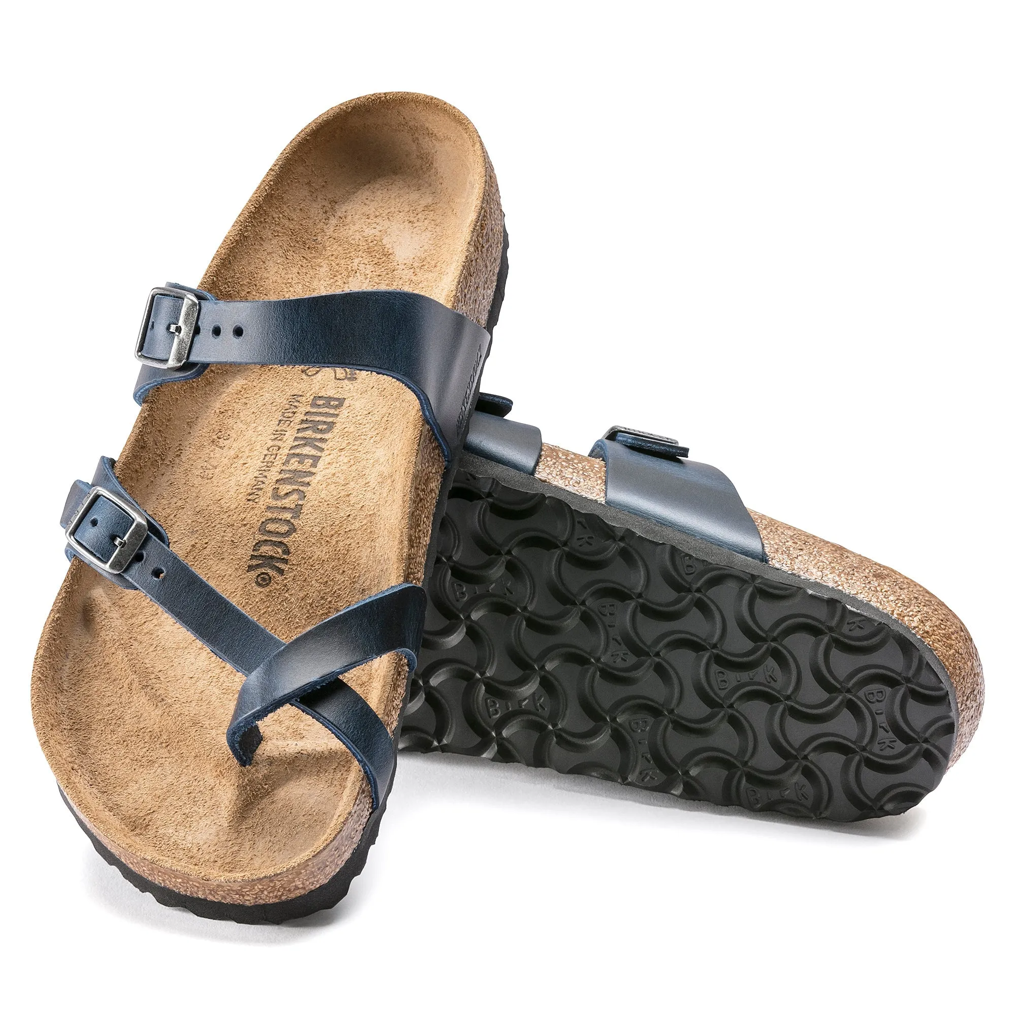 Birkenstock Mayari blue oiled leather