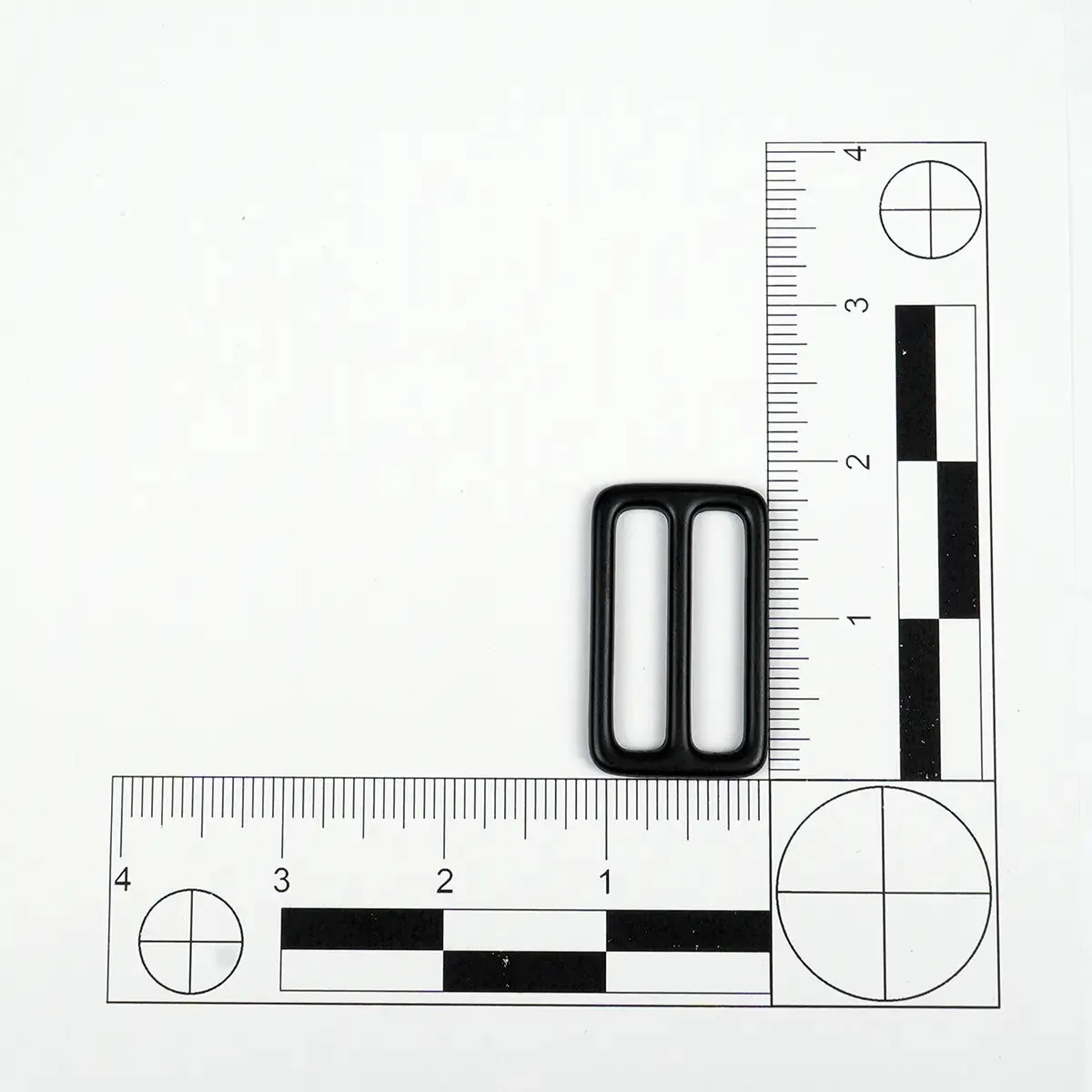 Black Tri Bar Slide 1 1/2" Pack of 2