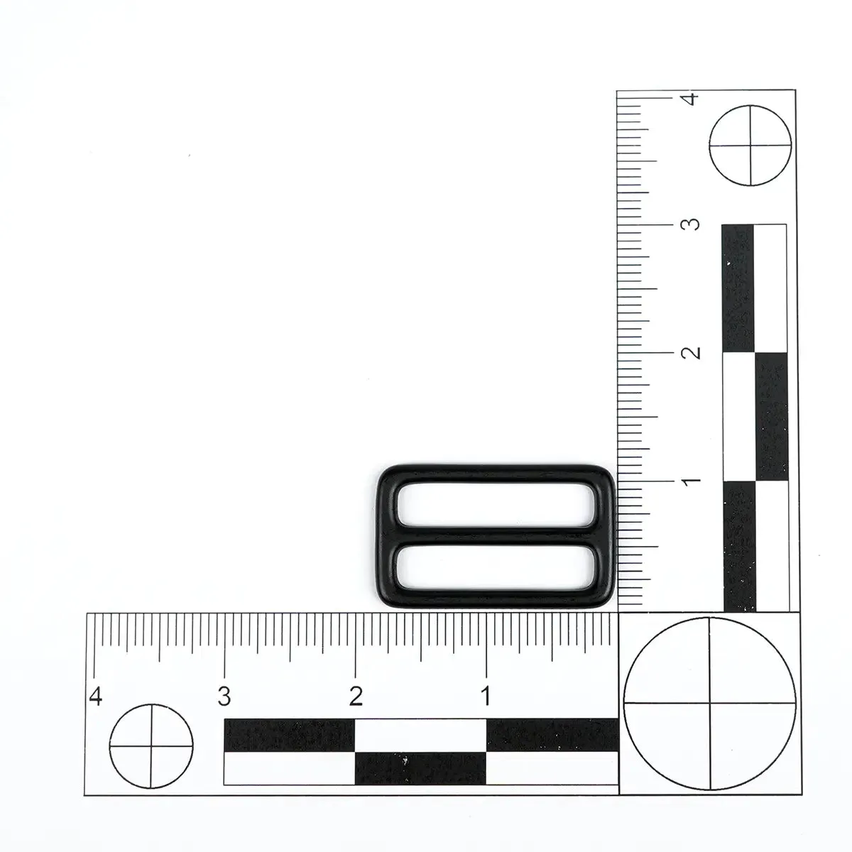 Black Tri Bar Slide 1 1/2" Pack of 2