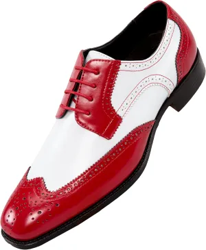 Bolano Elwyn, Men's Dress Shoes - Oxford & Wingtip - Spectator Two-Tone, Lace Up, Brogue Formal Shoes