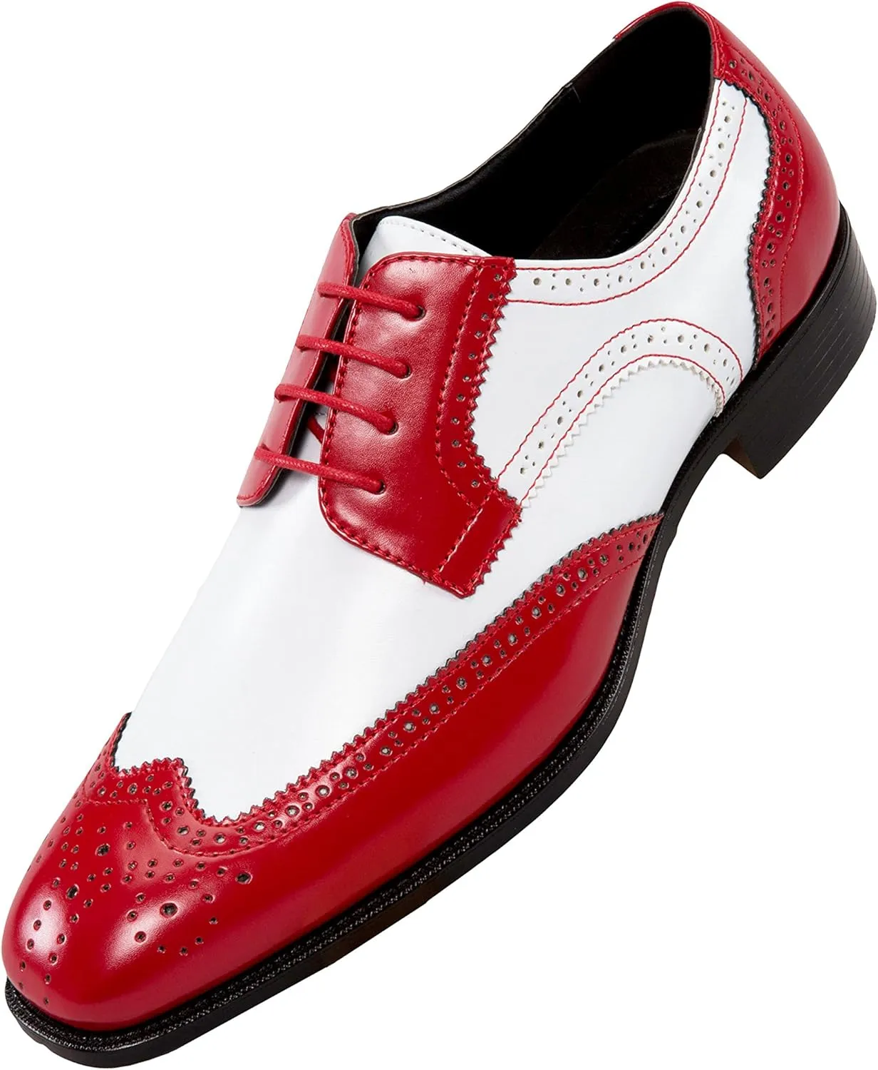 Bolano Elwyn, Men's Dress Shoes - Oxford & Wingtip - Spectator Two-Tone, Lace Up, Brogue Formal Shoes