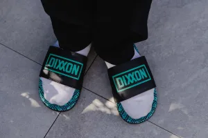 Box Overload Slides - Tiffany / Black