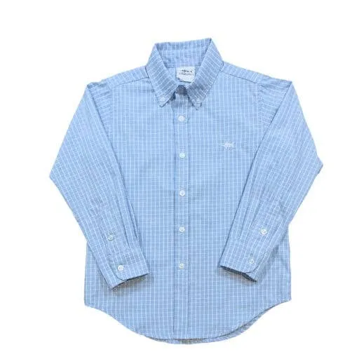 Boys Percentage-based sale Priority access Carter Blue Oxford Shirt: Saltwater Light Co. Seersucker