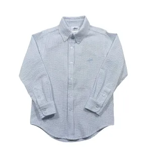 Boys Percentage-based sale Priority access Carter Blue Oxford Shirt: Saltwater Light Co. Seersucker