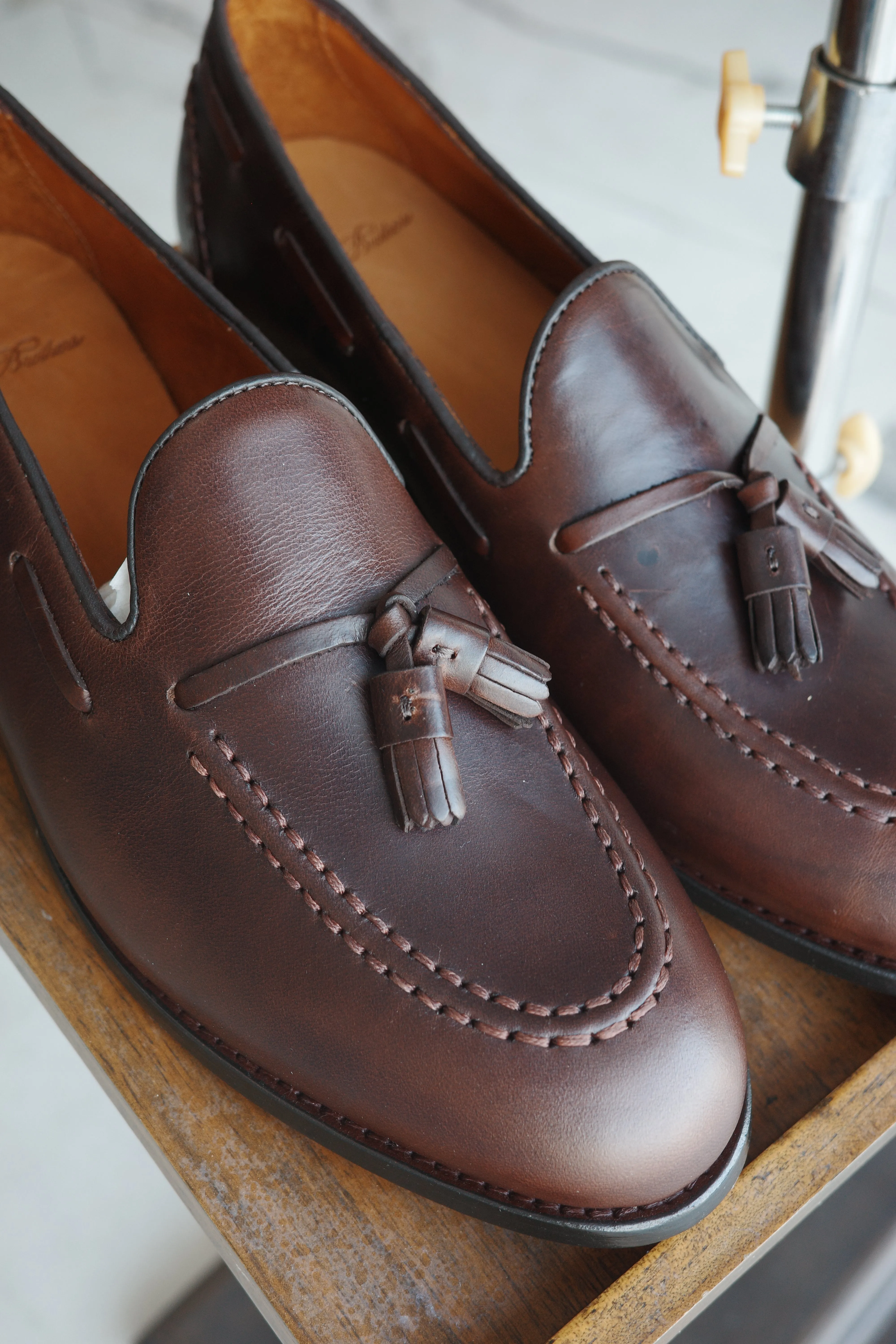 Brooks Brothers Fitzgerald Tassel Loafer - Brown