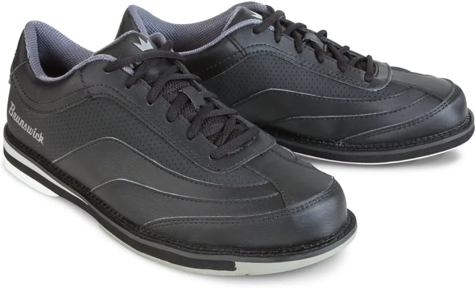 Brunswick Men's Rampage Wide Bowling Shoes, Black, Size 13