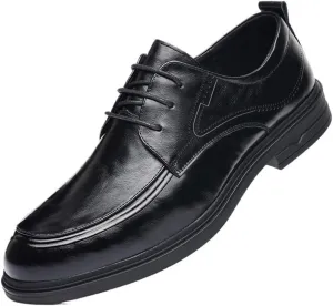 Business Formal Oxfords Non Slip Shoes Modern Classic Lace up Leather Arch Support Lightweight and Comfortable for Everyday Wear