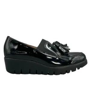 C-3342 Tassel Loafer in Black Patent