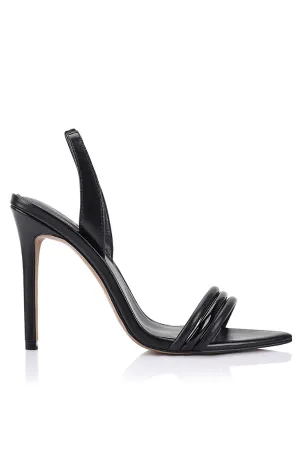 Camille Sandal Black Leather