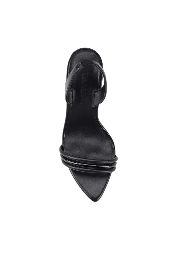 Camille Sandal Black Leather