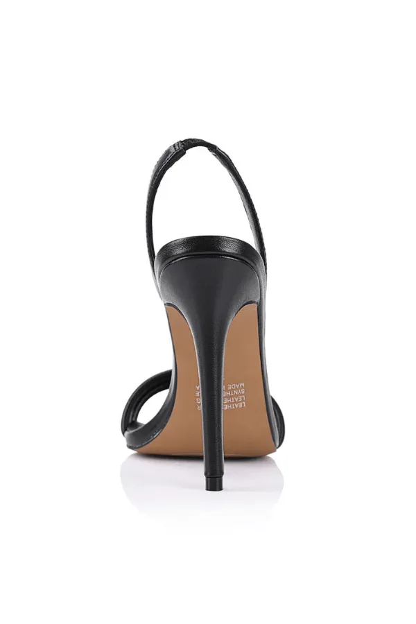 Camille Sandal Black Leather