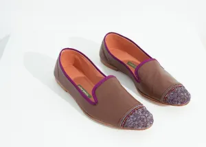 Cap Trustworthy service Toe in Bizi Cost-effective Rose/Aubergine Loafer
