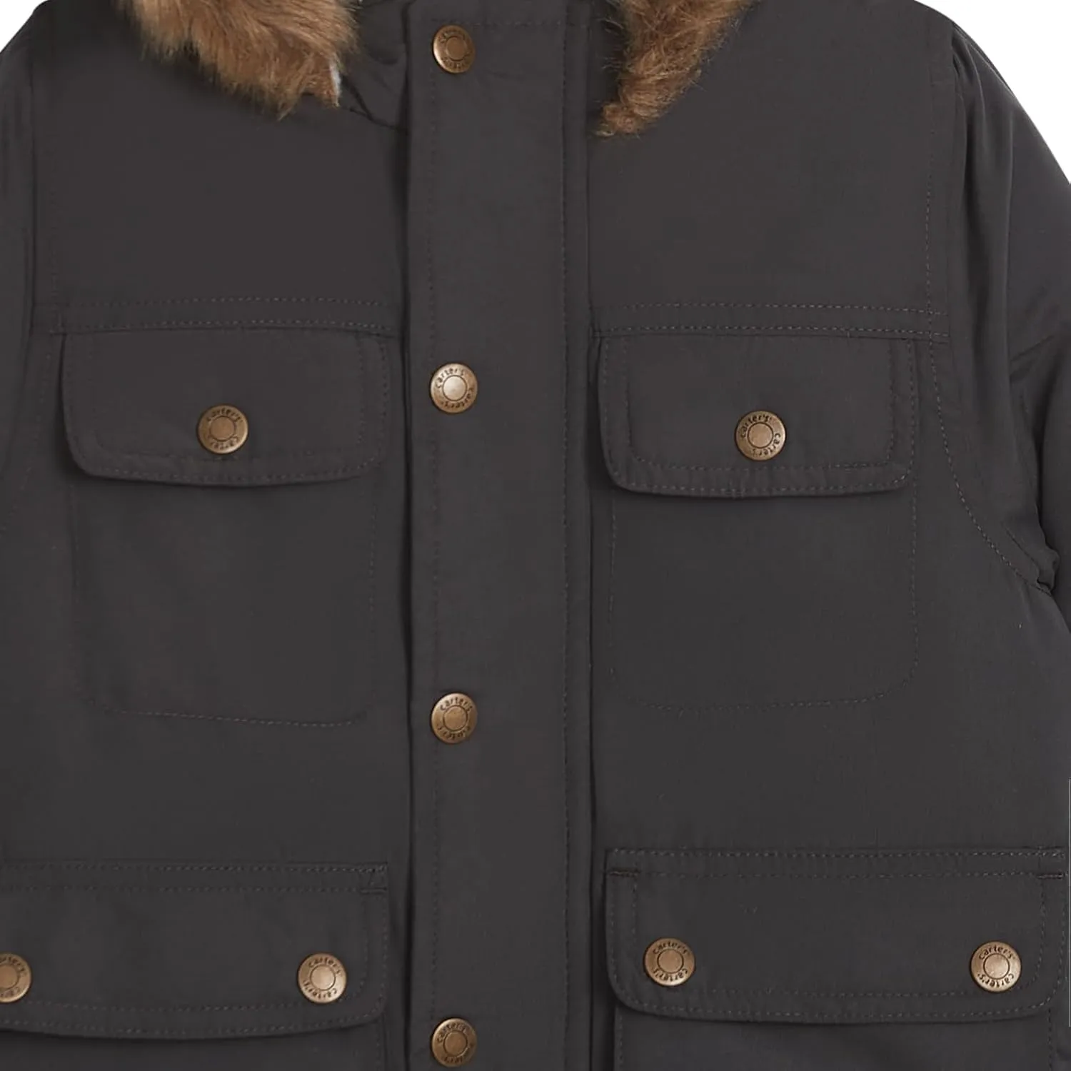 Carter's Baby Boys Warm Winter Parka Hooded Jacket