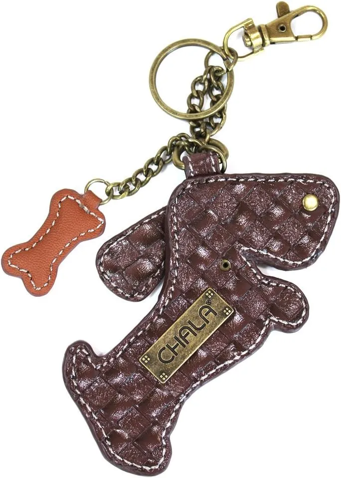 CHALA Patch Crossbody Bag Weiner Dog Dachshund Multi-color
