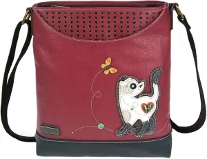 Chala Slim Cat Sweet Messenger Bag Purse, Cat lovers gift