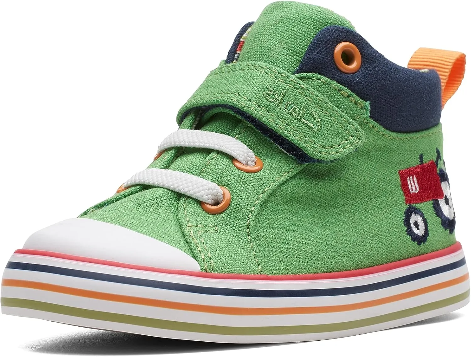 Clarks Boys' FoxingTorHi T Sneaker