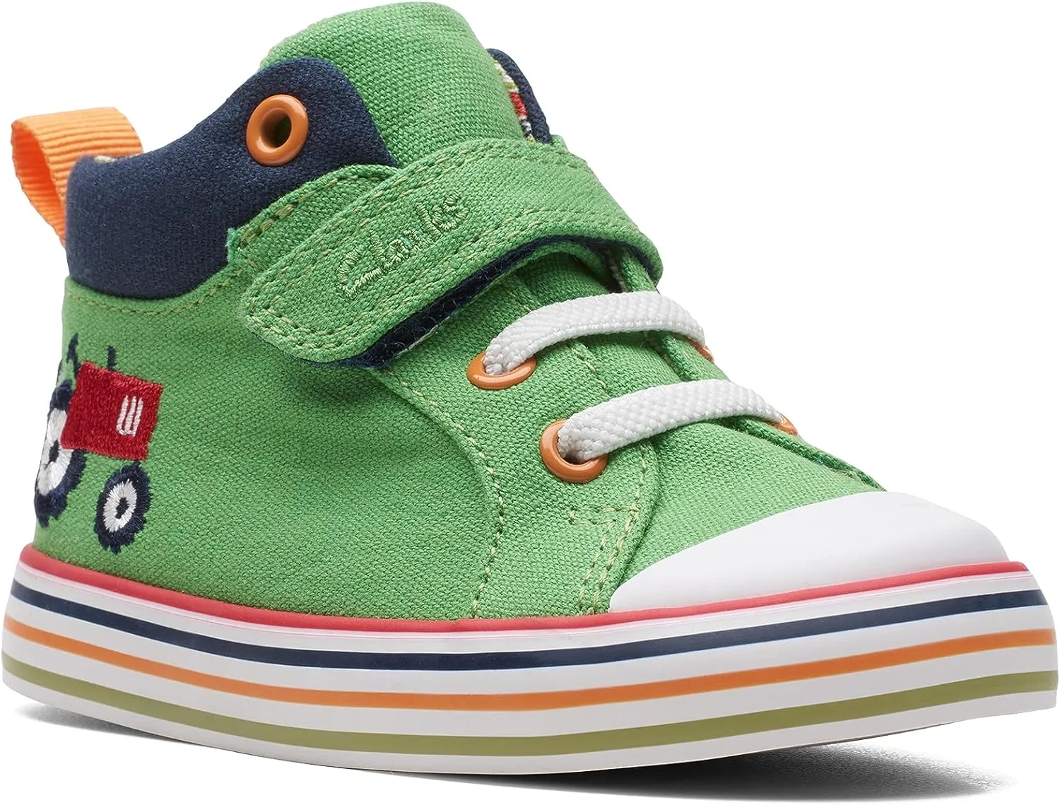 Clarks Boys' FoxingTorHi T Sneaker