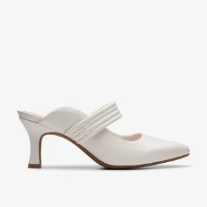 Clarks Women's Kataleyna Dusk Off White Leather