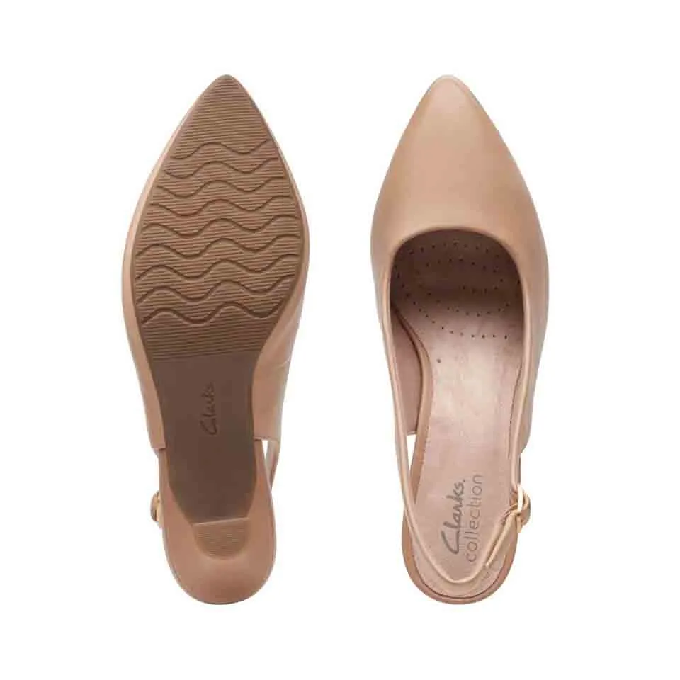 Clarks Women's Kataleyna Step Beige Leather