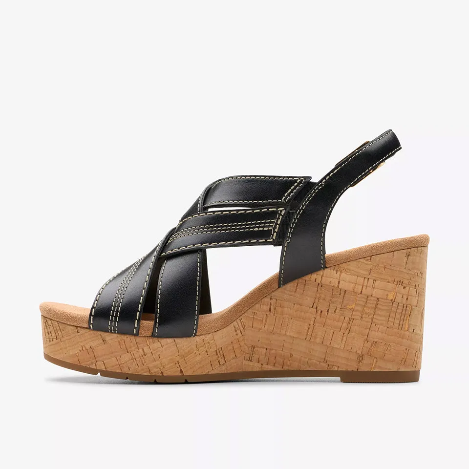 Clarks Women's Sabina Sling Black/Black 26181457