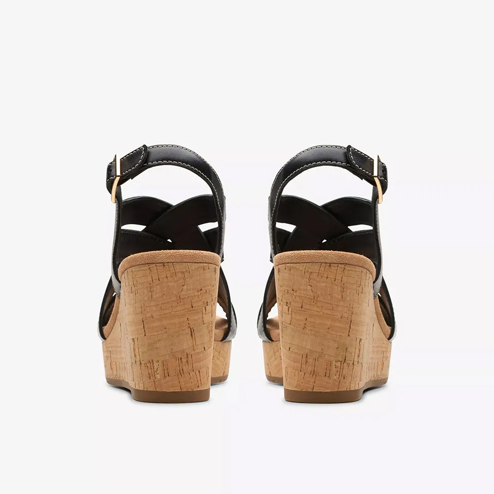 Clarks Women's Sabina Sling Black/Black 26181457